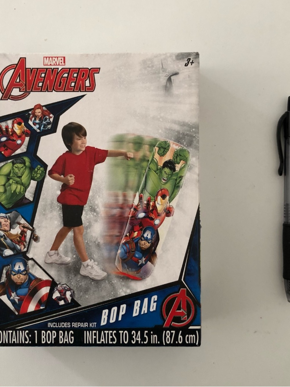 Marvel Avengers Bop Bag - Green, Red, Blue